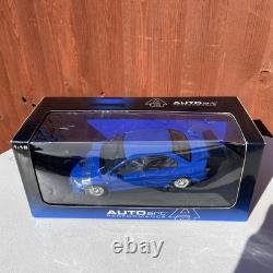 AUTOart 1/18 Scale Diecast 77164 Mitsubishi Lancer Evolution VII Street Car Blue
