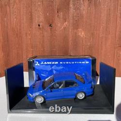 AUTOart 1/18 Scale Diecast 77164 Mitsubishi Lancer Evolution VII Street Car Blue