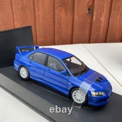 AUTOart 1/18 Scale Diecast 77164 Mitsubishi Lancer Evolution VII Street Car Blue