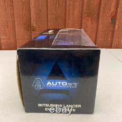 AUTOart 1/18 Scale Diecast 77164 Mitsubishi Lancer Evolution VII Street Car Blue