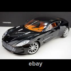 AUTOart 118 Scale Aston Martin ONE77 Black Alloy Diecast Car Model Collection