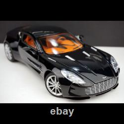 AUTOart 118 Scale Aston Martin ONE77 Black Alloy Diecast Car Model Collection