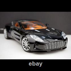 AUTOart 118 Scale Aston Martin ONE77 Black Alloy Diecast Car Model Collection