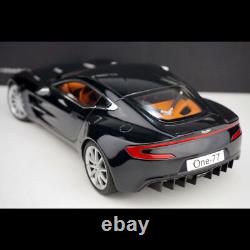 AUTOart 118 Scale Aston Martin ONE77 Black Alloy Diecast Car Model Collection