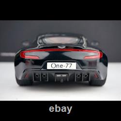 AUTOart 118 Scale Aston Martin ONE77 Black Alloy Diecast Car Model Collection