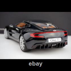 AUTOart 118 Scale Aston Martin ONE77 Black Alloy Diecast Car Model Collection