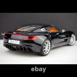 AUTOart 118 Scale Aston Martin ONE77 Black Alloy Diecast Car Model Collection