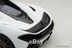 AUTOart 76064 McLaren P1 (Alaskan Diamond White/Black Accent) 118TH Scale