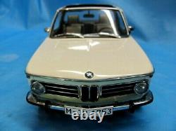 AUTOart Millennium 2002 BMW BAUR CABRIOLET WHITE 1/18 SCALE DIECAST RARE