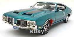 Acme 1/18 Scale Diecast A1805627 1970 Oldsmobile 442 W-30 Aegean Aqua Metallic