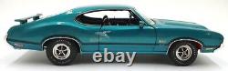 Acme 1/18 Scale Diecast A1805627 1970 Oldsmobile 442 W-30 Aegean Aqua Metallic