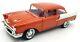 Acme 1/18 Scale Diecast A1807015 1957 Chevrolet 150 Rust Orange/white