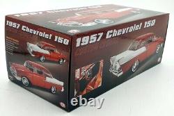 Acme 1/18 Scale Diecast A1807015 1957 Chevrolet 150 Rust Orange/White