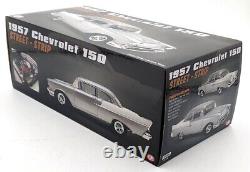 Acme 1/18 Scale Diecast A1807016 1957 Chevrolet 150 Street Strip Silver