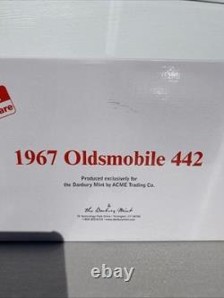 Acme Danbury Mint 1/18 Scale 1967 Oldsmobile 442 Silver Diecast Model Car Rare