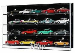 Acrylic Model Wall Display Case for 143 Scale Model Cars 4 Shelves