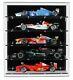 Acrylic Wall Display Case For Five Large Modern 118 Scale Model F1 Cars