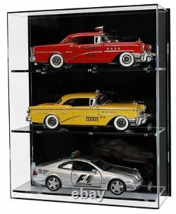 Acrylic Wall Display Case for Three 118 Scale Model Cars