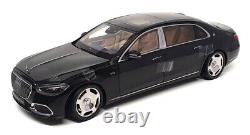 Almost Real 1/18 Scale 820115 2021 Mercedes Maybach S-Class Obsidian Black