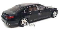 Almost Real 1/18 Scale 820115 2021 Mercedes Maybach S-Class Obsidian Black