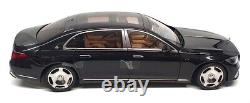 Almost Real 1/18 Scale 820115 2021 Mercedes Maybach S-Class Obsidian Black