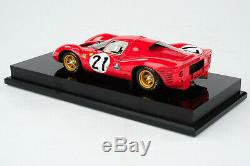 Amalgam Ferrari 330P4 118 scale #21, 2nd Le Mans 1967 Ford v Ferrari