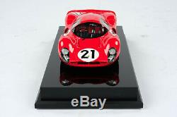 Amalgam Ferrari 330P4 118 scale #21, 2nd Le Mans 1967 Ford v Ferrari