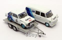 Atlas Editions 1/43 Scale 247593318 Ford Transit Van & Escort Trailer Set