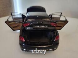 Audi A8 L W12 2010 die-cast 118 scale model Kyosho black 09231SBK RARE MIB