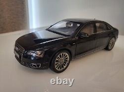 Audi A8 L W12 2010 die-cast 118 scale model Kyosho black 09231SBK RARE MIB