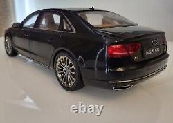 Audi A8 L W12 2010 die-cast 118 scale model Kyosho black 09231SBK RARE MIB