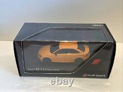 Audi Rs 3 Rs3 Solar Orange Saloon Limousine 143 I-scale Dealer Model Rare