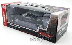 Auto World 1/18 Scale AMM1302/06 1970 Dodge Charger R/T Black