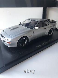 AutoArt 1/18 Scale Porsche 924 Carrera GT 1980 Silver VERY RARE MODEL