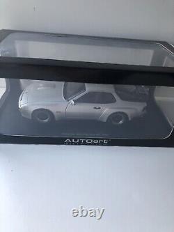 AutoArt 1/18 Scale Porsche 924 Carrera GT 1980 Silver VERY RARE MODEL