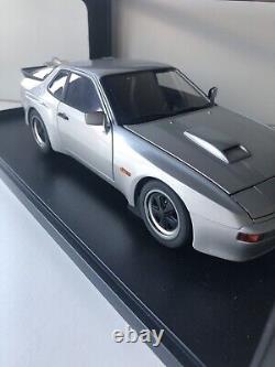 AutoArt 1/18 Scale Porsche 924 Carrera GT 1980 Silver VERY RARE MODEL