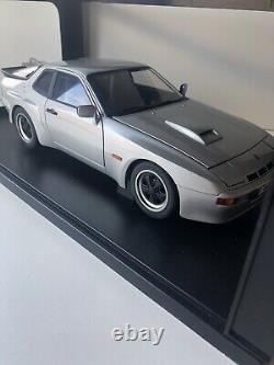 AutoArt 1/18 Scale Porsche 924 Carrera GT 1980 Silver VERY RARE MODEL