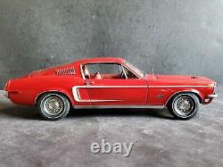 AutoArt Millennium 1968 Ford Mustang GT 390 Fastback Red 118 Scale Diecast Car