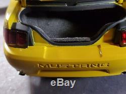 AutoArt Millennium 2003 Ford Mustang Mach 1 118 Scale Diecast Model Yellow Car