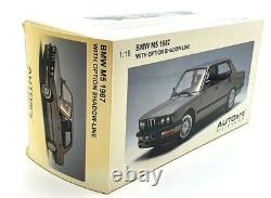 Autoart 1/18 Scale Diecast 75151 BMW M5 Shadow Line 1987 Dolphingray Metallic