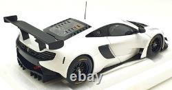 Autoart 1/18 Scale Diecast 81640 McLaren 650S GT3 White/Black Accents