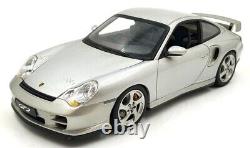 Autoart 1/18 Scale Diecast DC28722W Porsche 911 GT2 Silver With Case