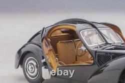 Autoart Bugatti Type 57SC Atlantic Black with disc wheels 1/43 Scale New Release