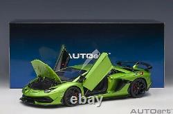 Autoart Lamborghini Aventador SVJ Verde Alceo in 1/18 Scale New Release