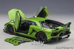 Autoart Lamborghini Aventador SVJ Verde Alceo in 1/18 Scale New Release