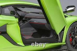 Autoart Lamborghini Aventador SVJ Verde Alceo in 1/18 Scale New Release