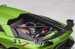 Autoart Lamborghini Aventador SVJ Verde Alceo in 1/18 Scale New Release