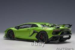 Autoart Lamborghini Aventador SVJ Verde Alceo in 1/18 Scale New Release