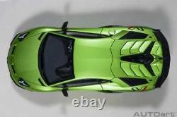 Autoart Lamborghini Aventador SVJ Verde Alceo in 1/18 Scale New Release