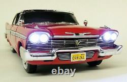 Autoworld 1/18 Scale 1958 Plymouth Fury Christine With Lights Diecast Model Car